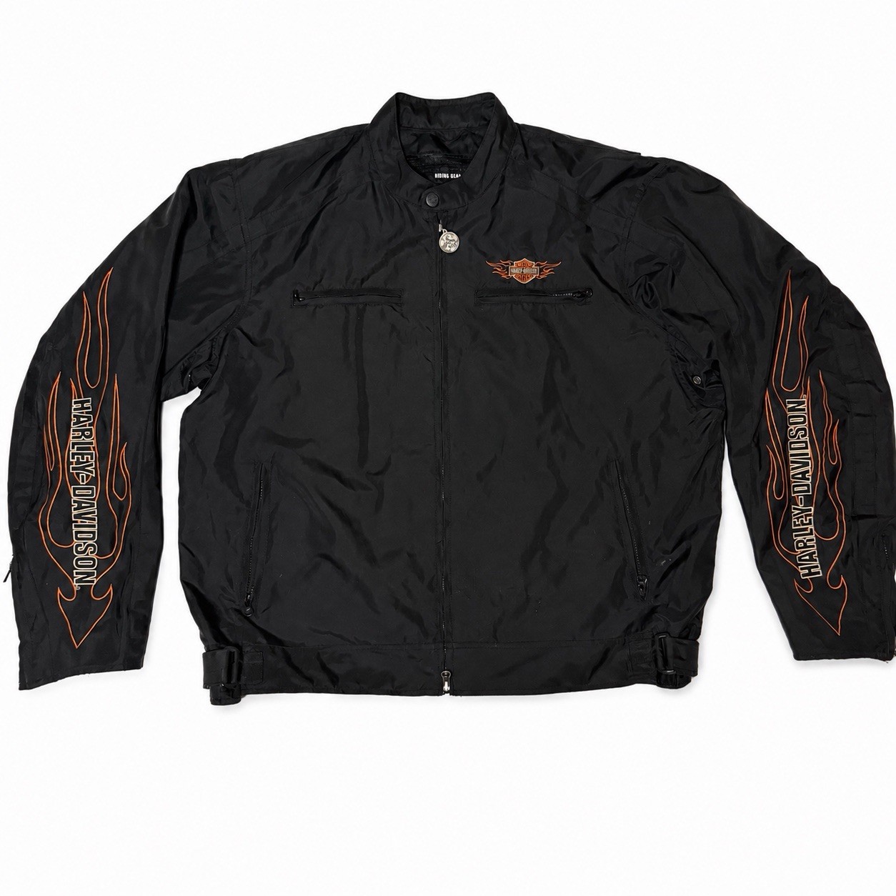 Harley-Davidson Men’s Quilted Motorcycle Jacket Charcoal/Black, 2XL