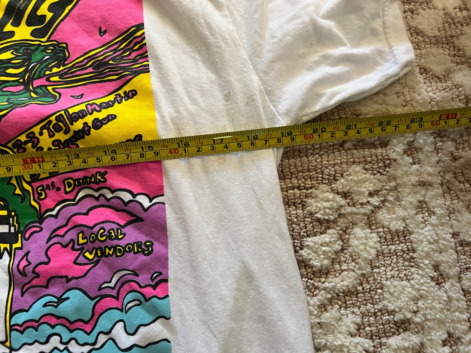 Womp Fest 2023 T Shirt Haller Ball Park Psychedelic Graphic Festival Tee