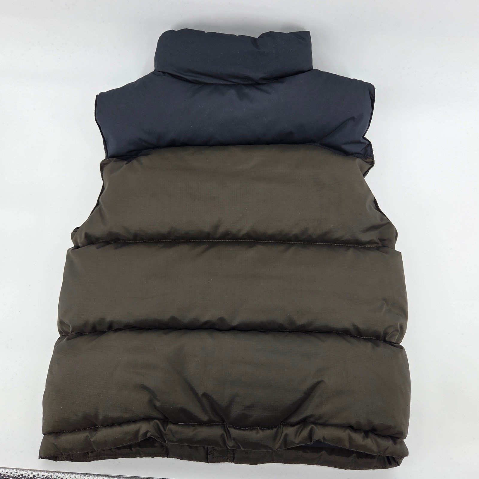 Polo Ralph Lauren Boys Puffer Vest 6 Green Black Full Zip Embroidered Pony