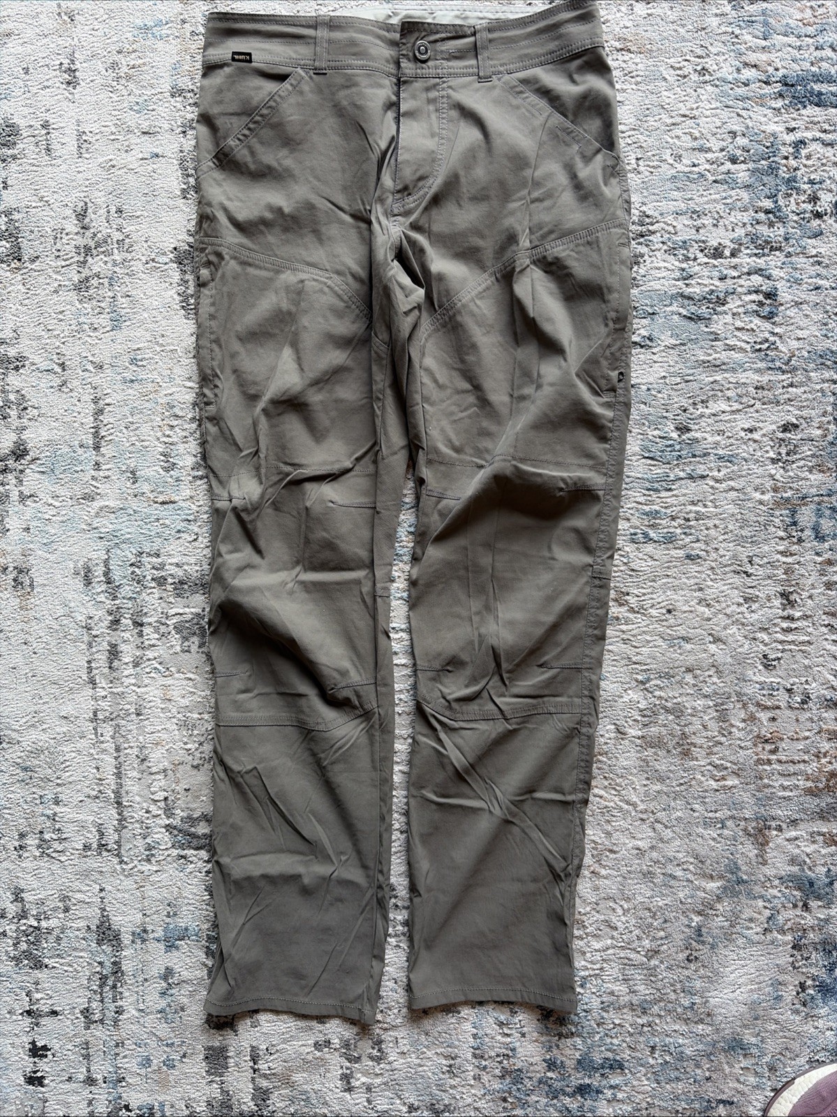 Kuhl Renegade Men’s Hiking Climbing Pants 32×34, Tan, Stretch