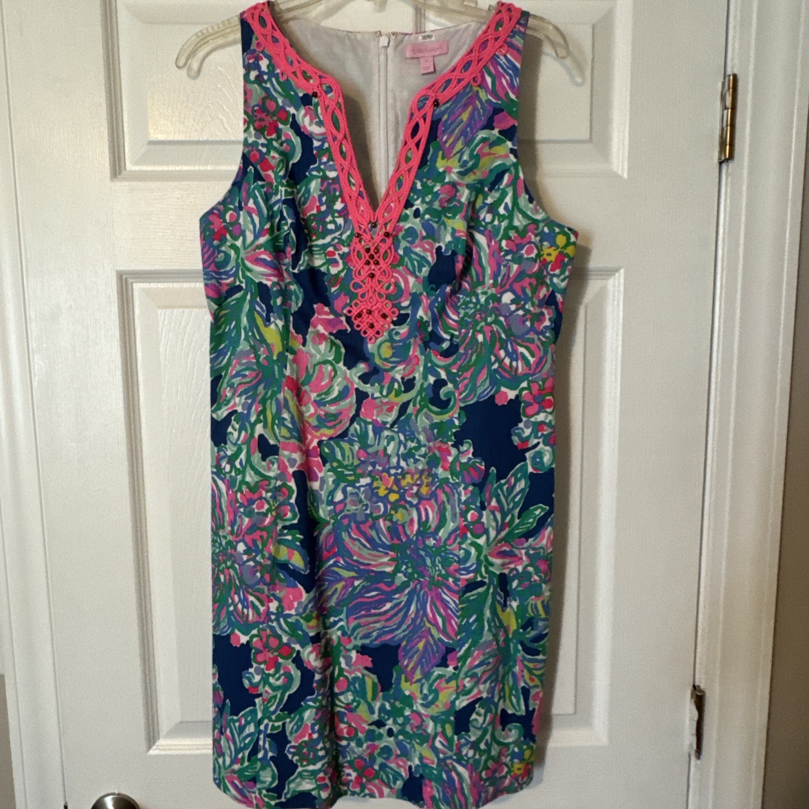 Women’s Lilly Pulitzer Floral Sun Dress – Size 8