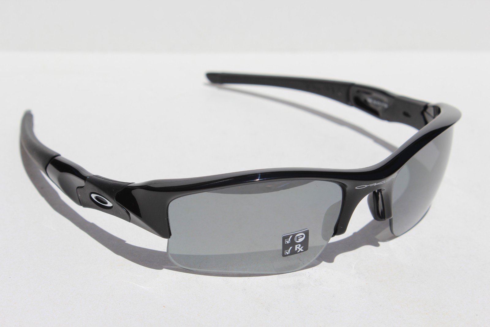 OAKLEY Flak Jacket XLJ POLARIZED Sunglasses Jet Black/Black Iridium 12-903 READ