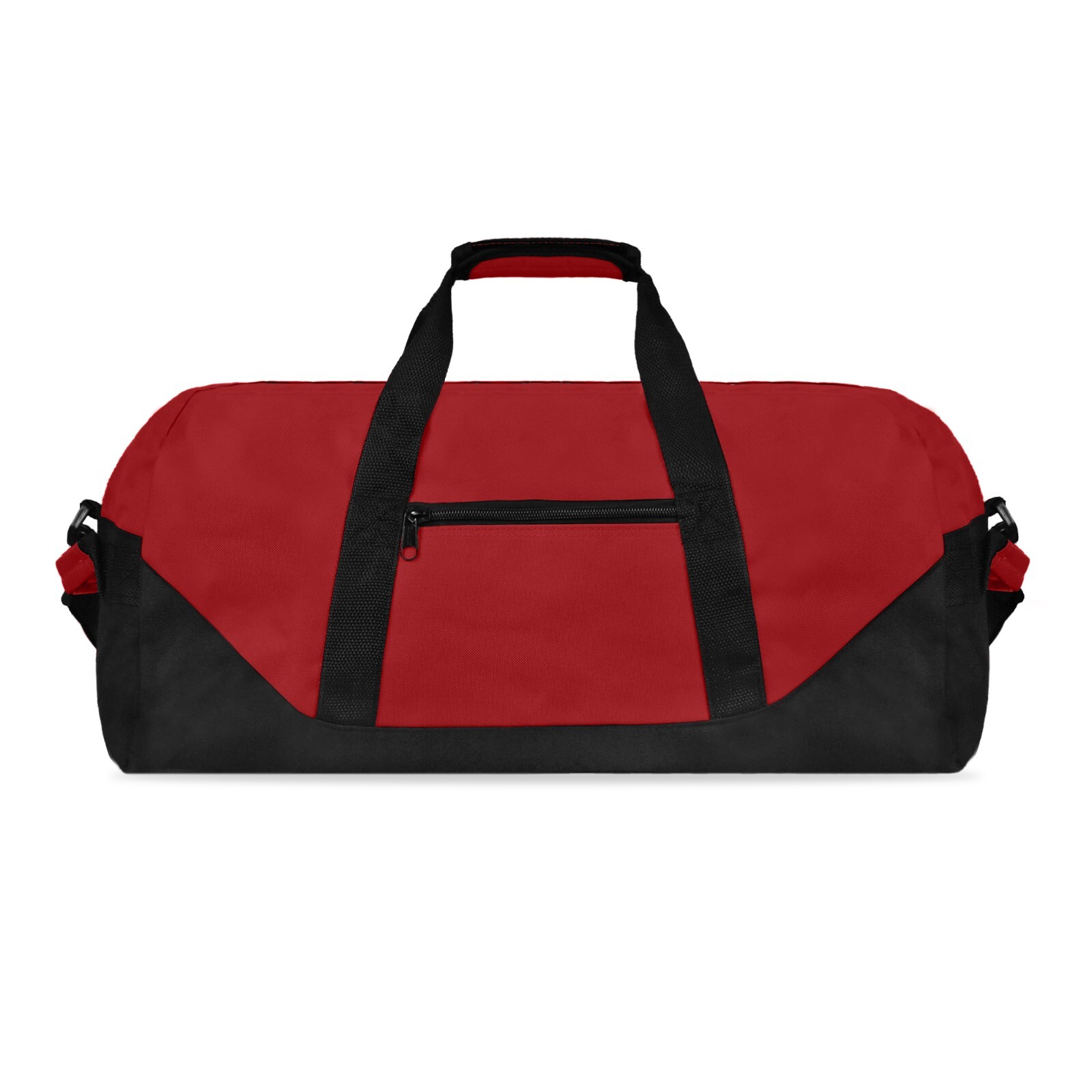 DALIX 21″ Duffle Bag Two-Toned Sports Gym Travel Bag in Red and Black