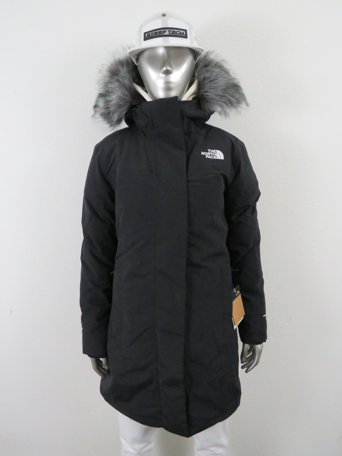 Womens The North Face Arctic Parka Down Waterproof Warm Winter Jacket Black $350