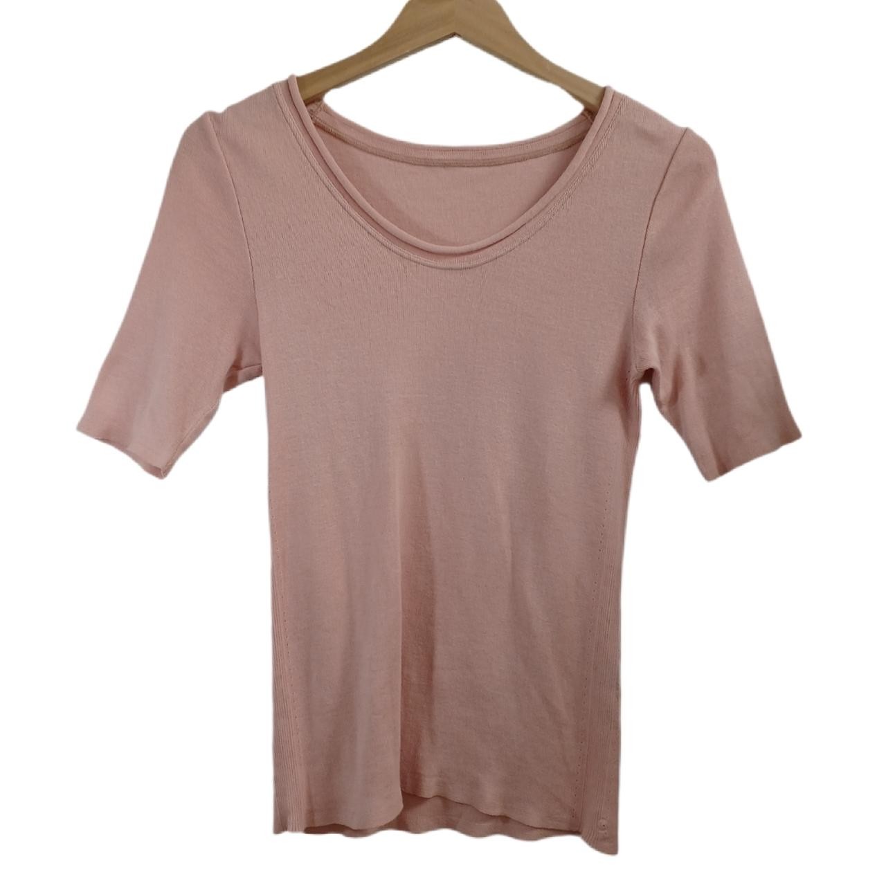 HAAT HEART Pink Solid Knit Cut and Sew Top, Size 2, Women’s, Intermediate