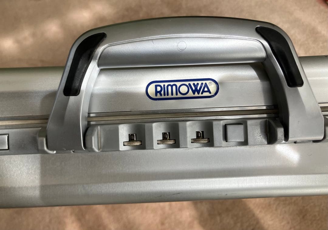 Vintage, rare RIMOWA silver attaché case