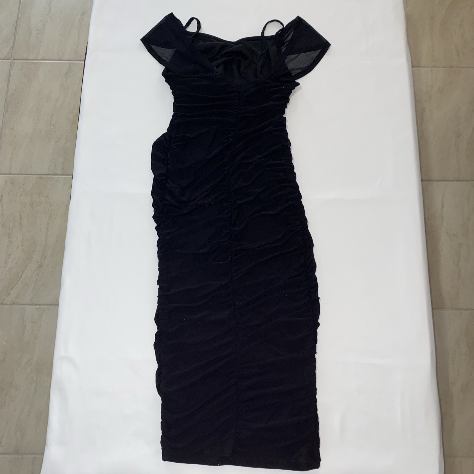 Maternity Dress (Form-fitting) Black, Size M