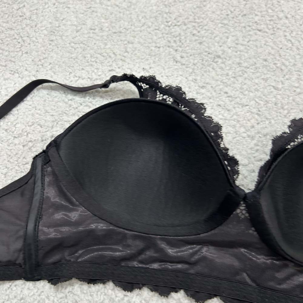 Maidenform Bra 36B Bralette DM1188 Lightly Lined Convertible Lace Bralette