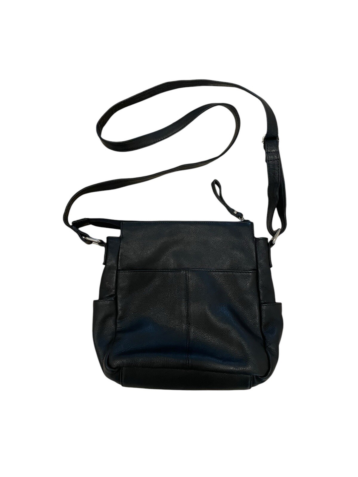 Good American Leather Works Shoulder Bag Leather Purse Black Size 10×11 GUC 👝