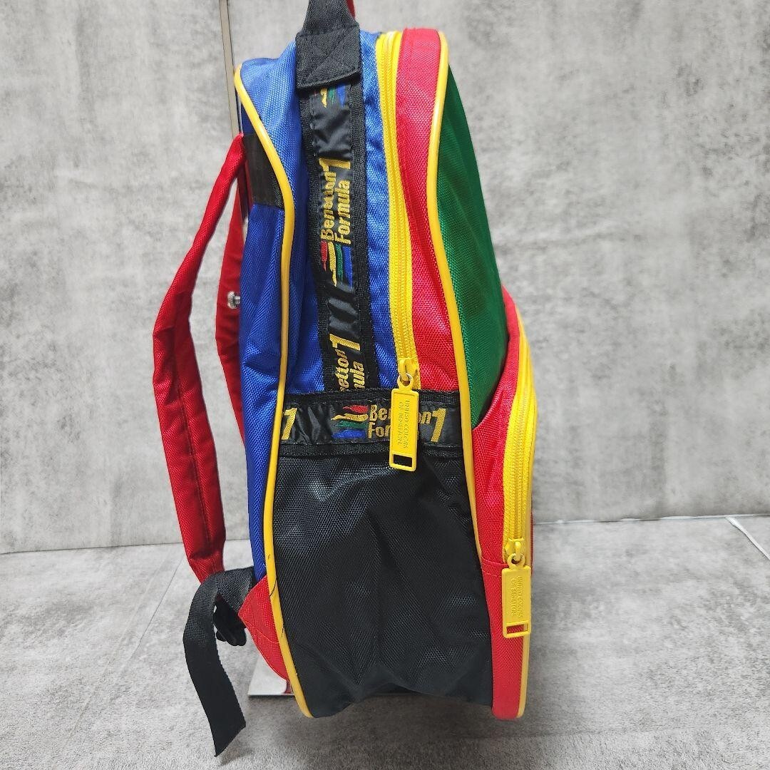 United Colors of Benetton Formula Vintage Backpack Bag Size 20.3 x 12.6 x 6.3 in