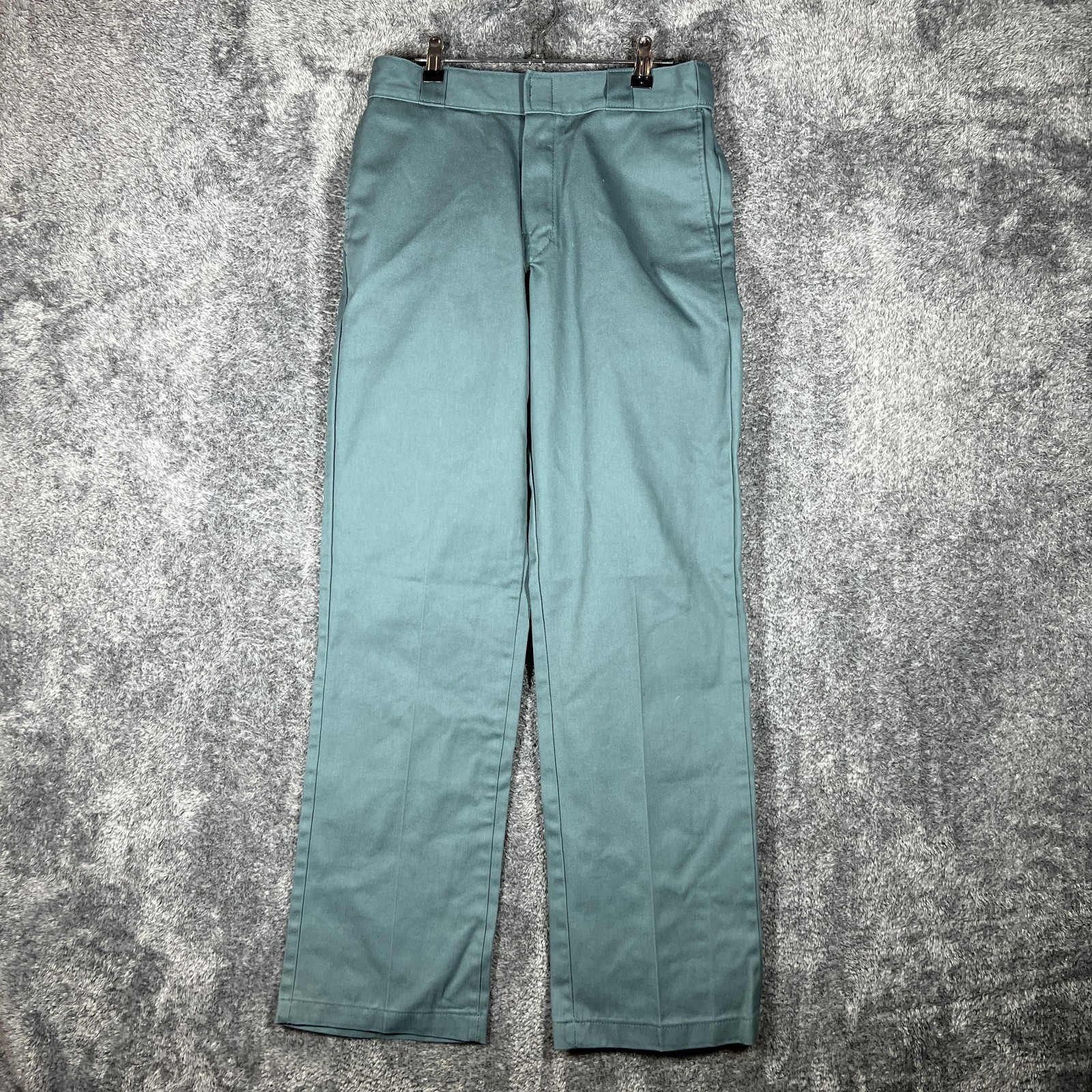 Dickies Pants Mens 28×30 Green Chino 874 Original Fit Canvas Workwear Pockets