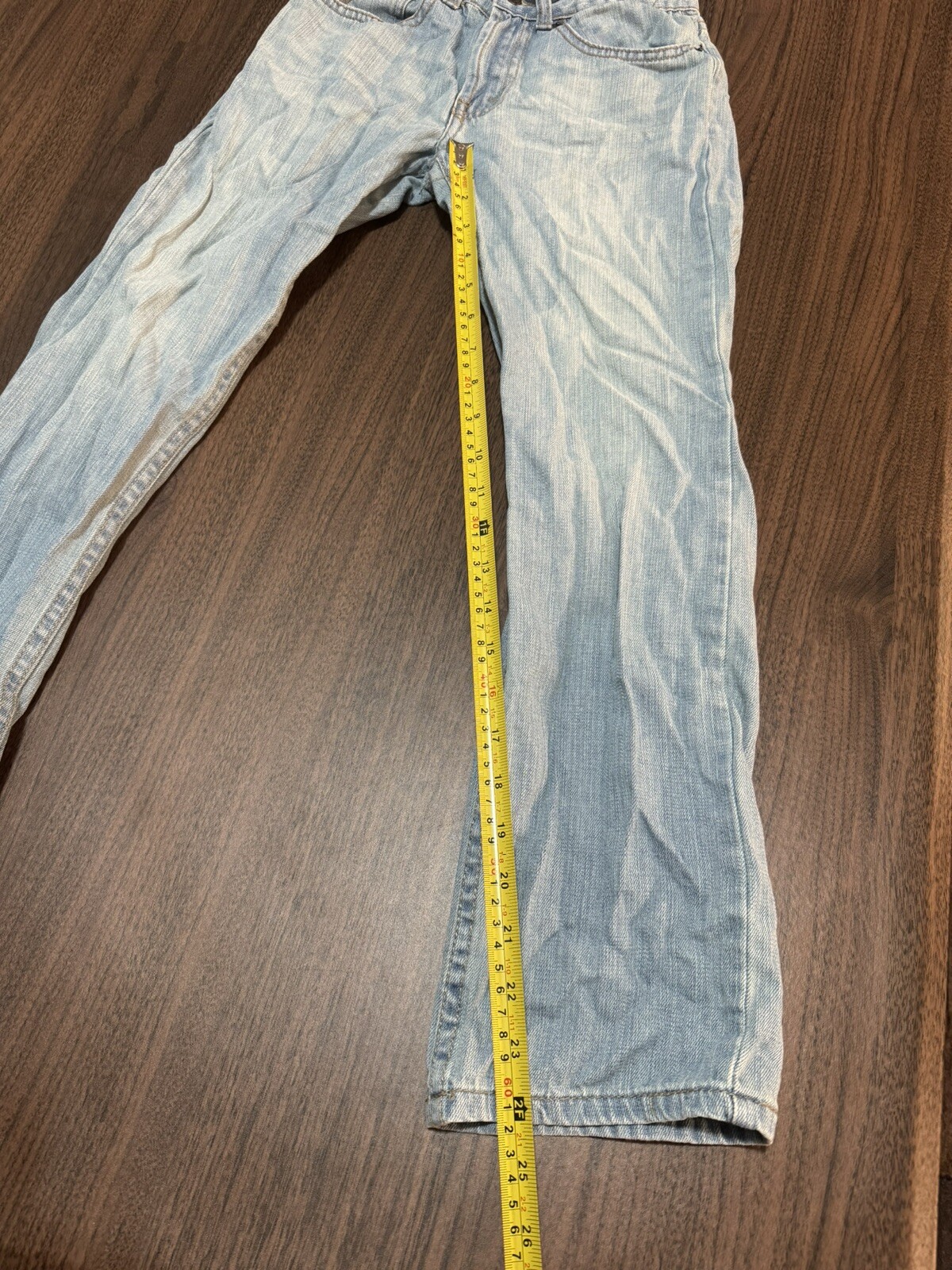 LEVIS 505 Girl Straight Leg Blue Jeans Size 12 Slim