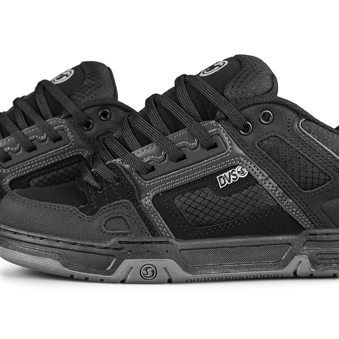 DVS Comanche Shoes – Black/Reflective/Charcoal