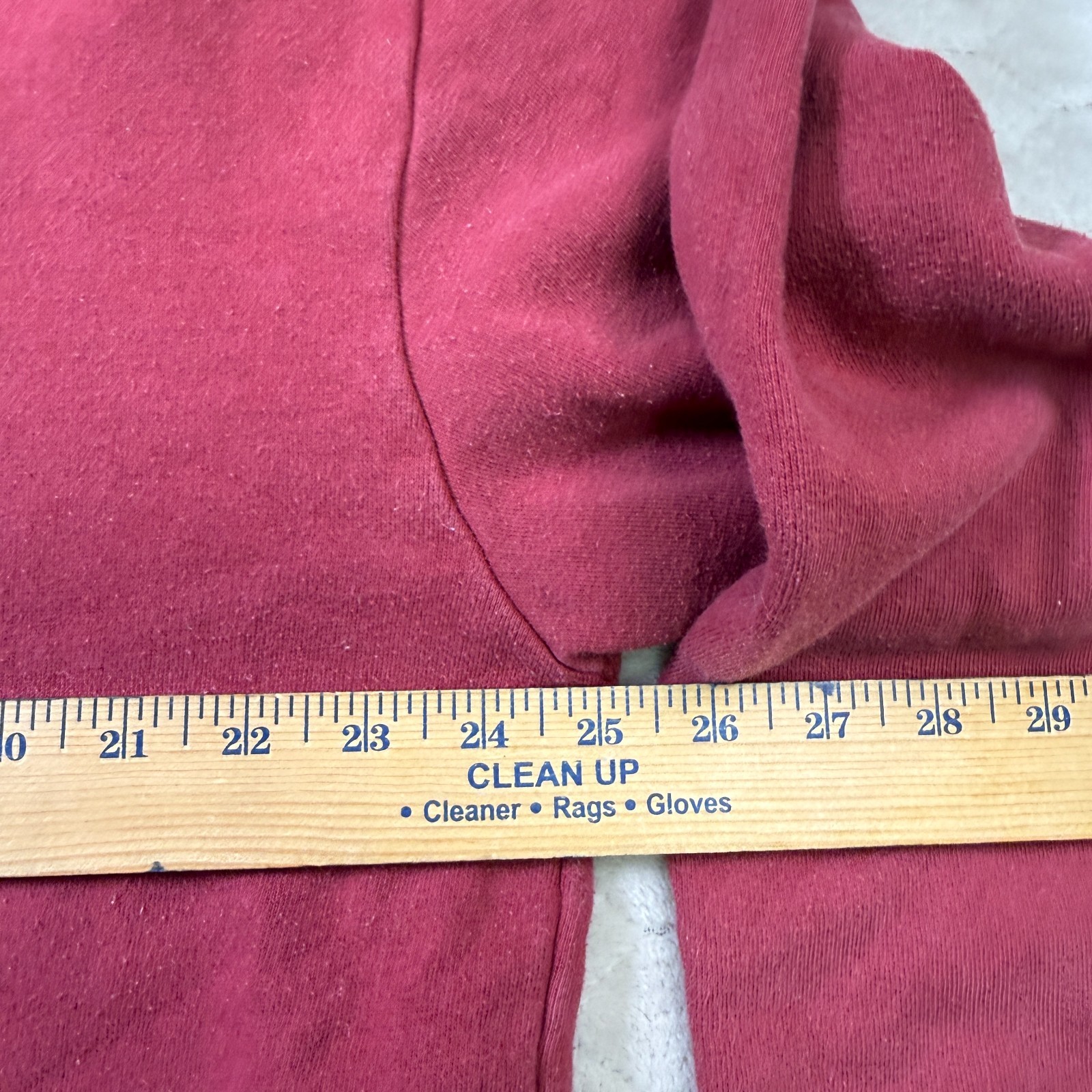Level 1 Red Hoodie Sweatshirt Streetwear Pullover Sz XXL 5280 Series Faded Worn
