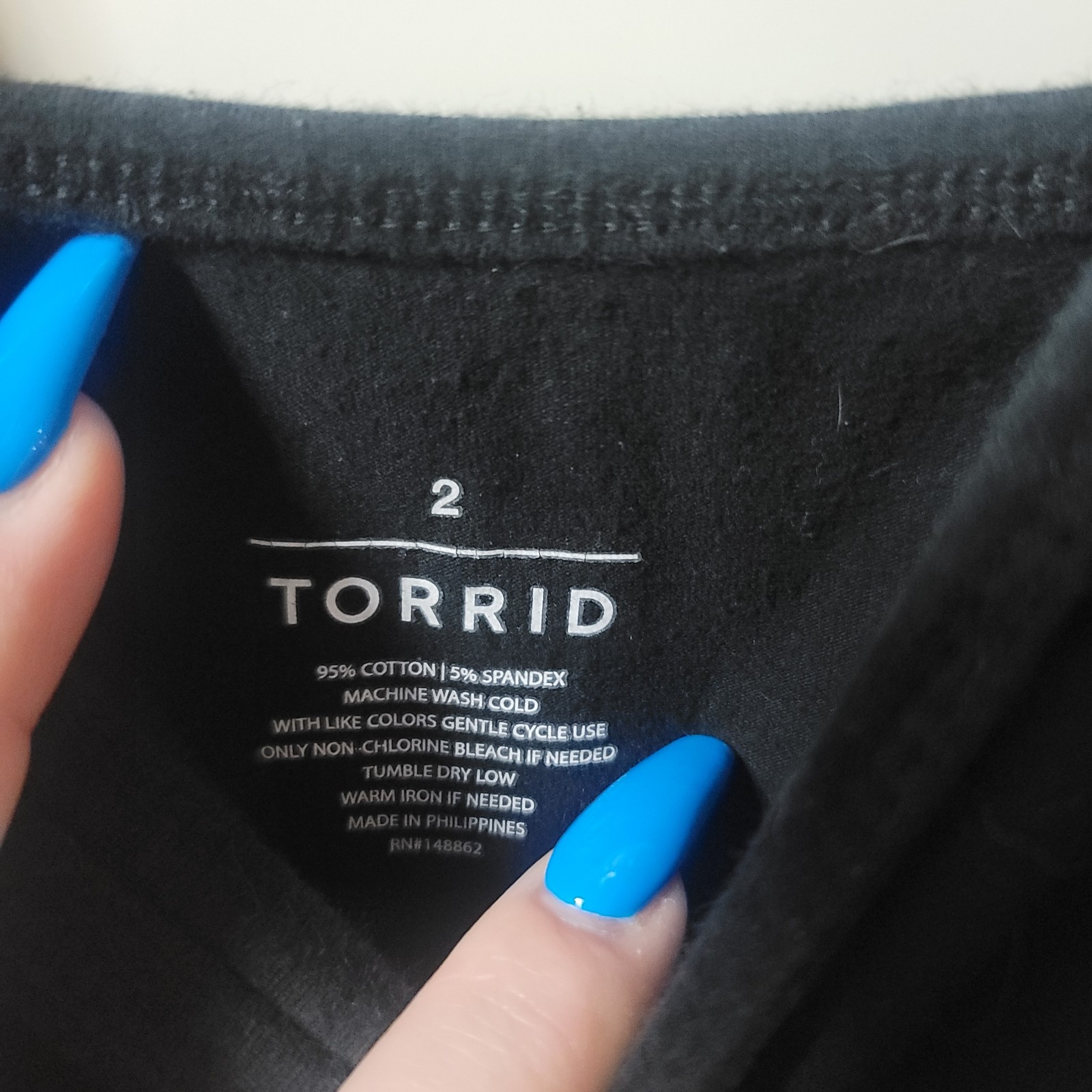 Torrid Black Adjustable Spaghetti Strap Fitted Tank Top Criss Cross Front