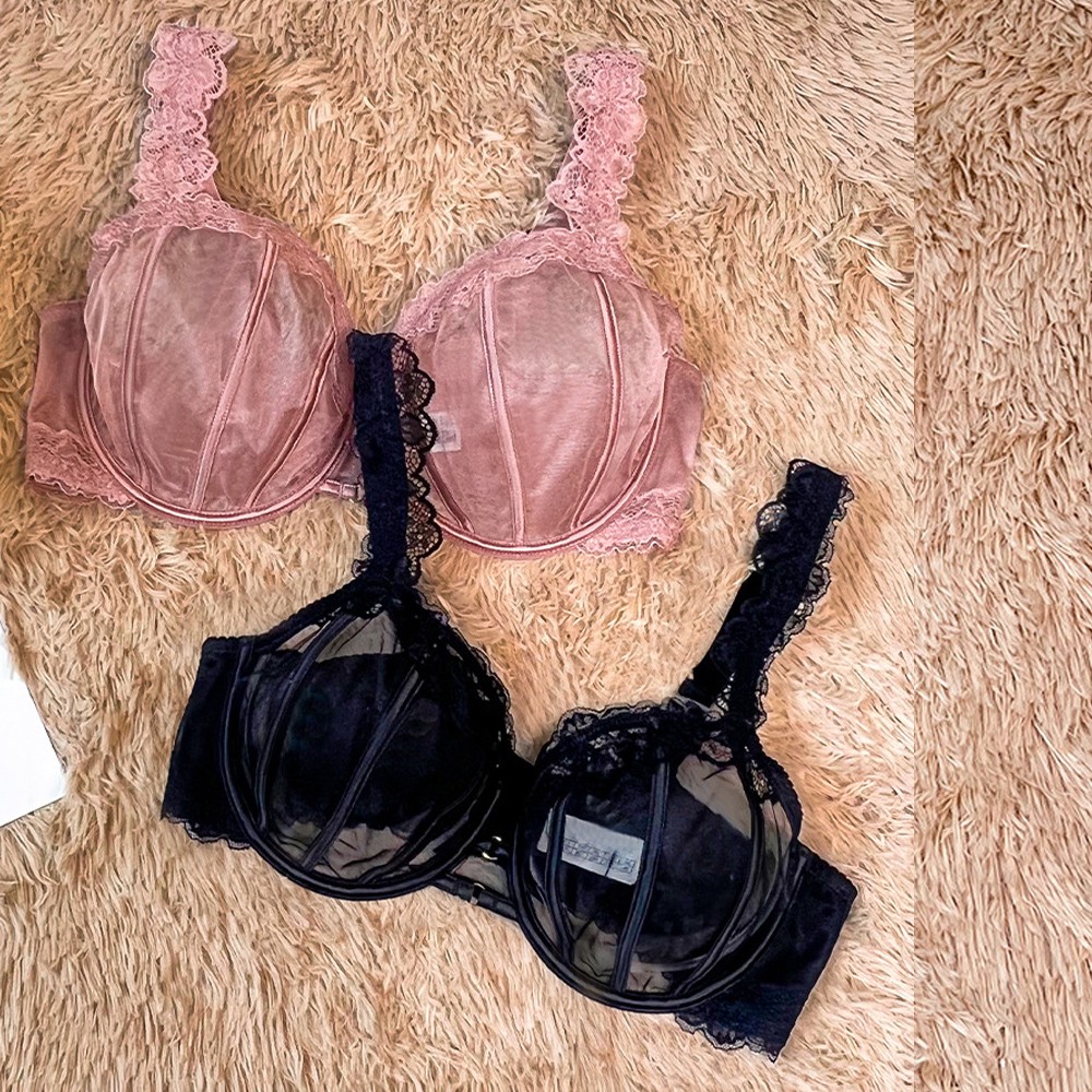 BIG CUP Lace Bra See Through Women Bras Underwire Brassiere Unpads Sexy Lingerie