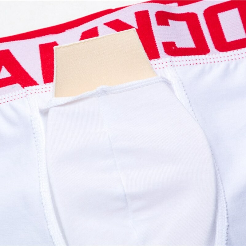 Men’s Sexy Crotchles Underwear Comfort Boxer Briefs Padded Push-up Cup Trunks