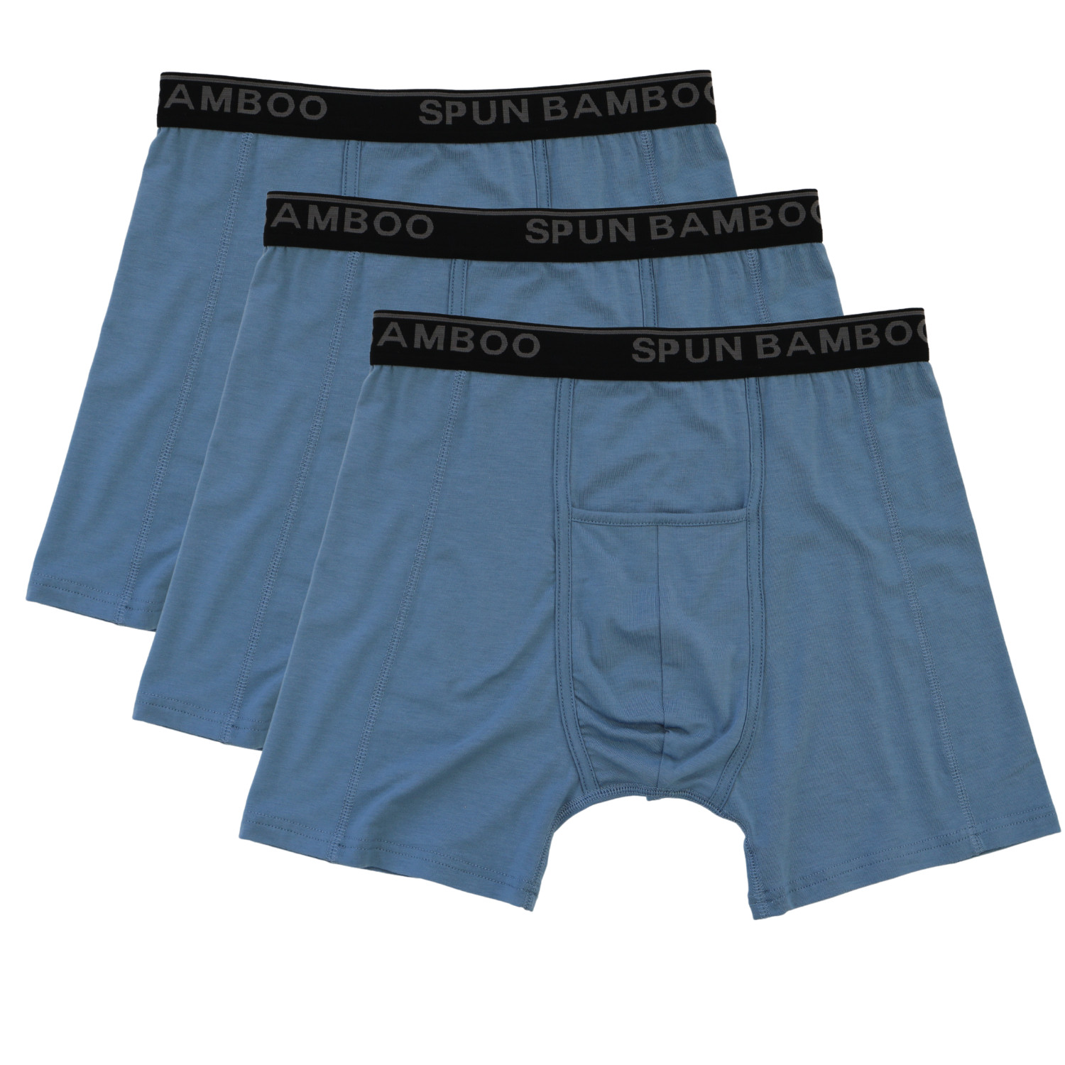 Men’s Bamboo Viscose Boxer Briefs – Cream (5-Pack Value Set)