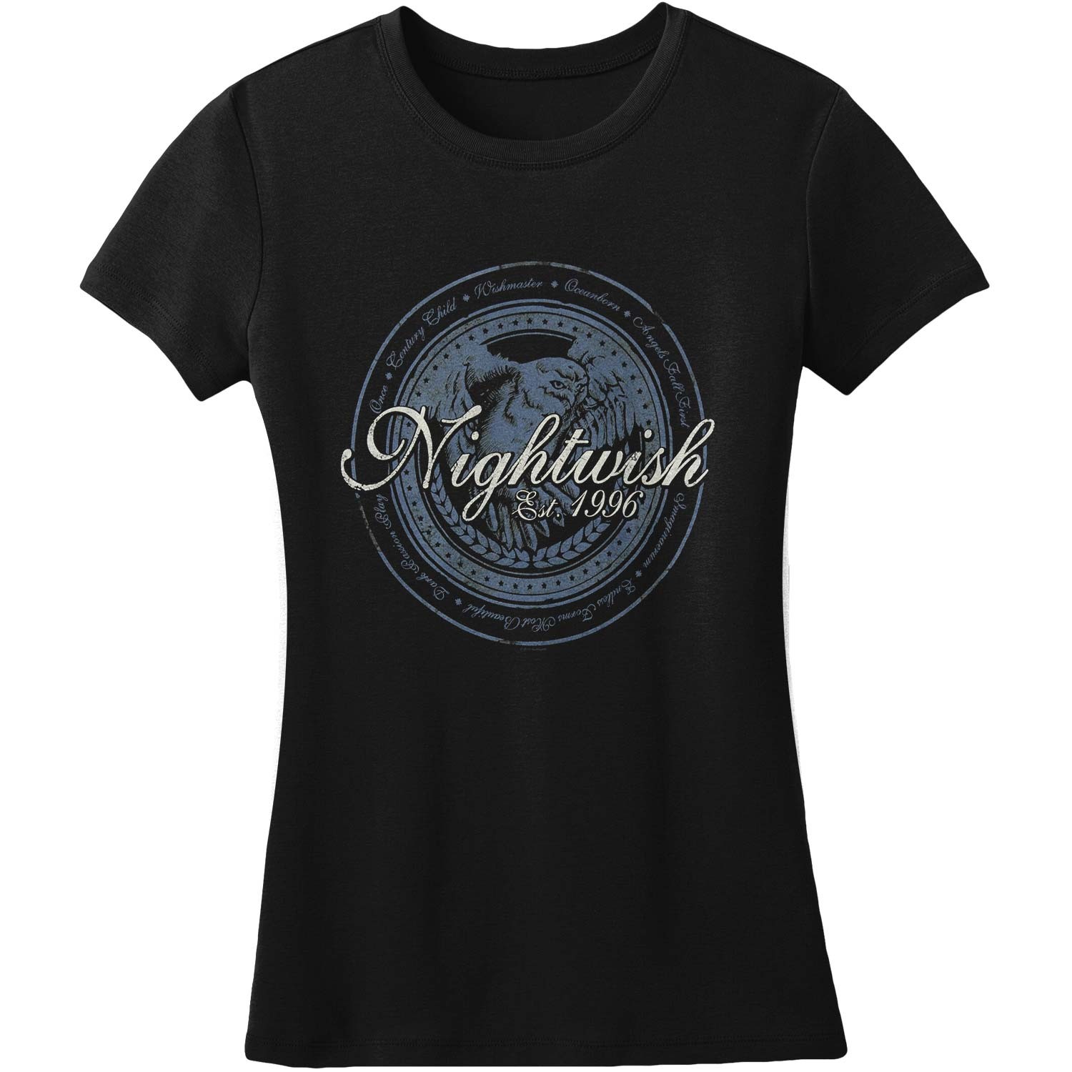 Nightwish Owl 2016 Tour Junior Top Medium Black