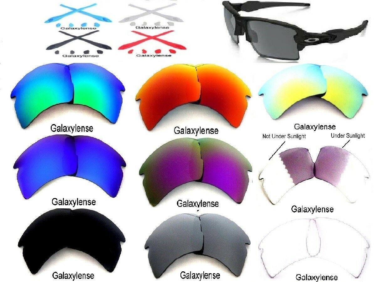 Galaxy Replacement Lenses For Oakley Flak 2.0 XL Sunglasses Multi-Colors