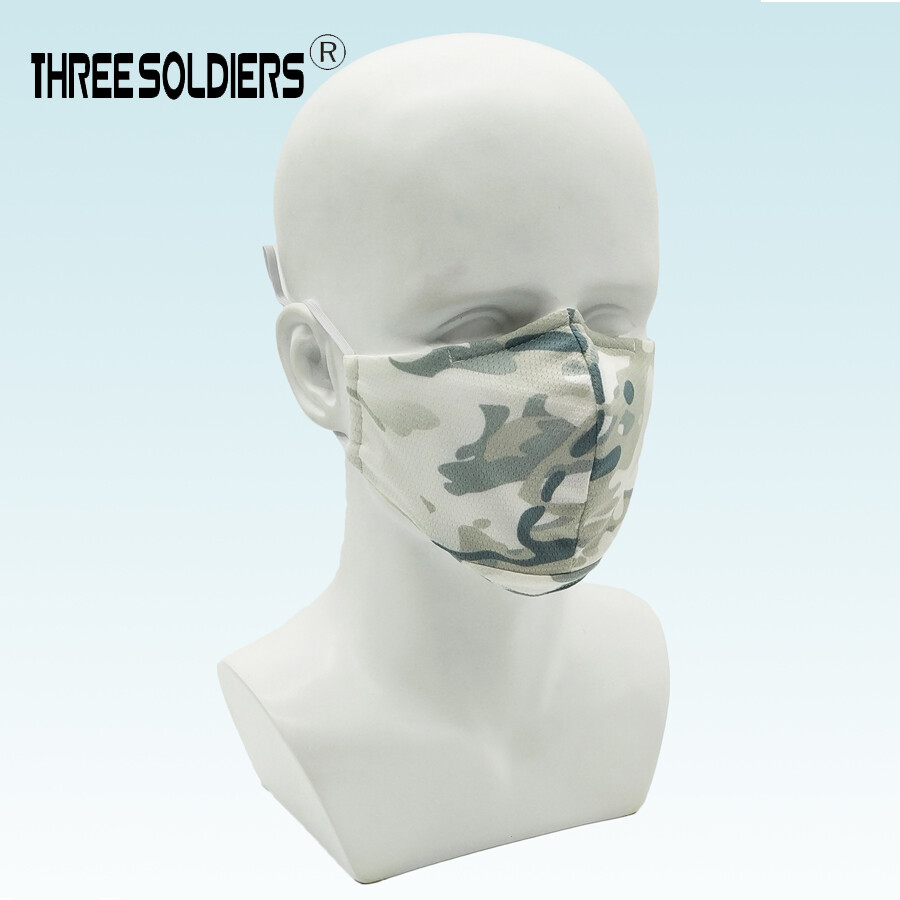 Military Camouflage Breathable Tactical Half Face Mask Unisex for Outdoor sports