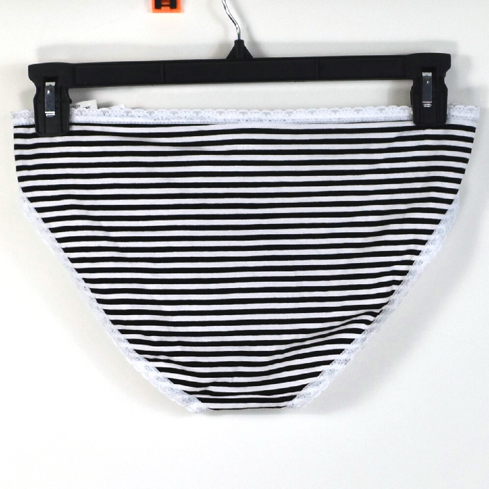 Jenni Cotton Blend Lace Trim Print Bikini Choose Size & Color New Panty