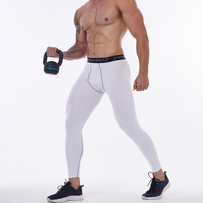 Men’s Compression Pants Long Leggings Base Layer Running Workout Gym Sports