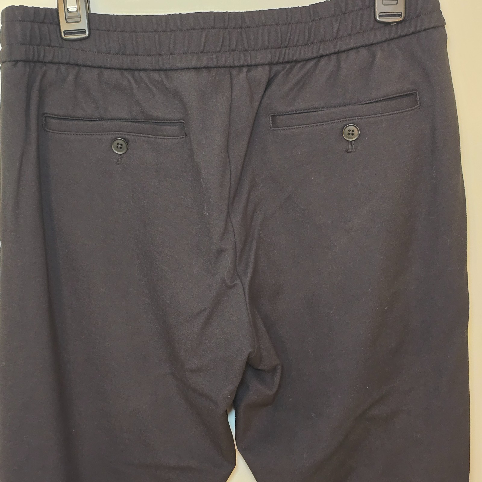 Bonobos Jogger Pants Men’s Medium Short Black Stretch Drawstring Zipper Pocket