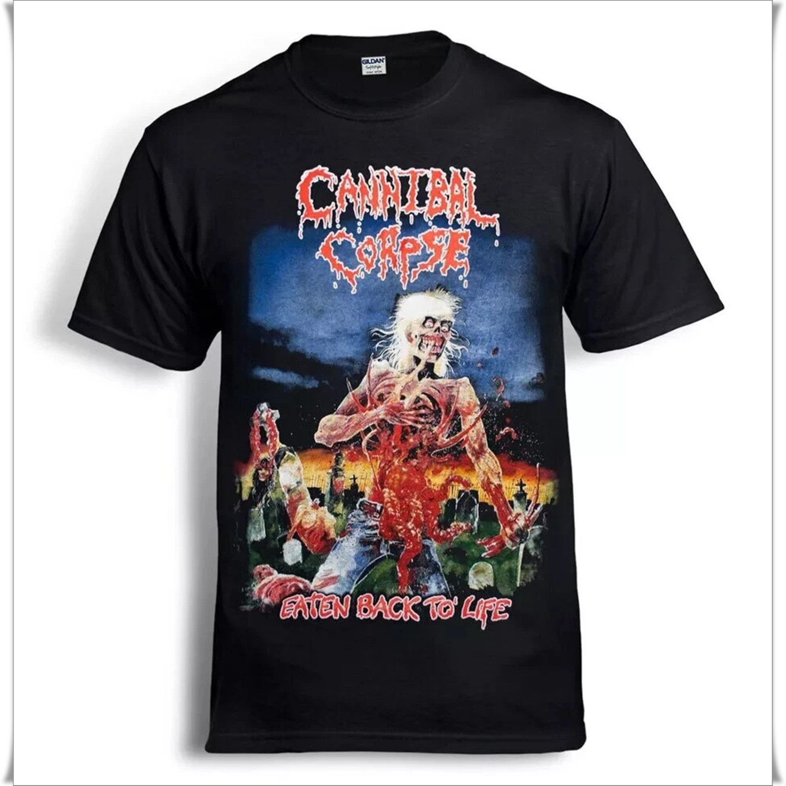 NEW! CANNIBAL CORPSE 90 Eaten Back To Life T-shirt, Size S to 5XL