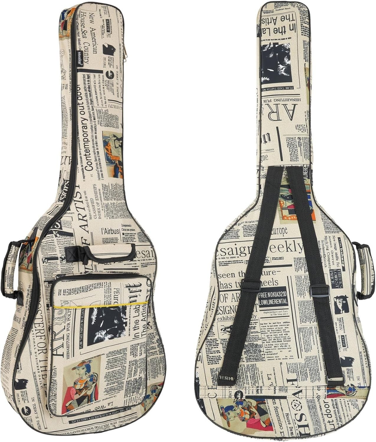 40/41 Inch Acoustic Guitar Gig Bag 6mm Padded Soft Guitar Case