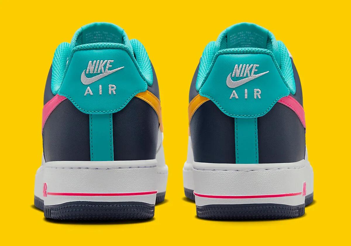 Nike Air Force 1 ’07 “South Beach” White Pink Thunder Blue HF4849-100 Mens Sizes