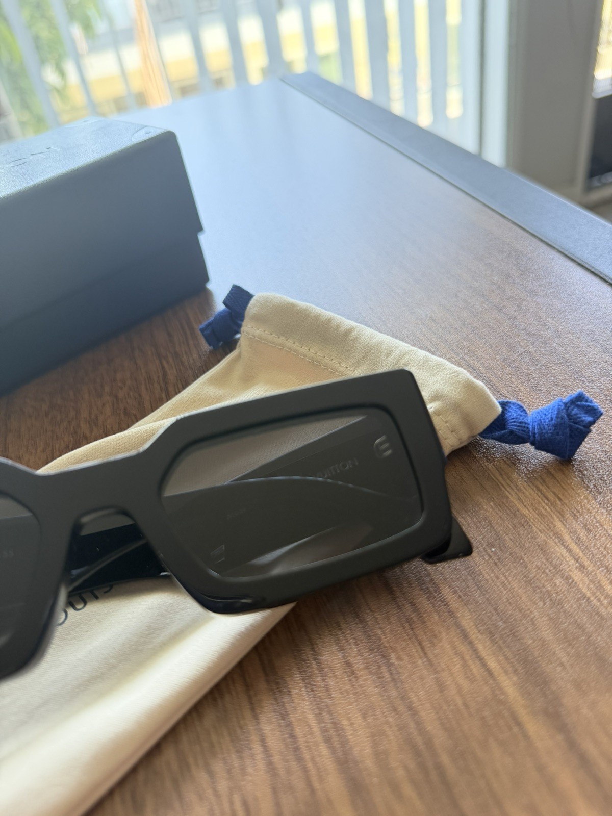 Louis Vuitton Z1910W 93L Clash Square Sunglasses- worn once only