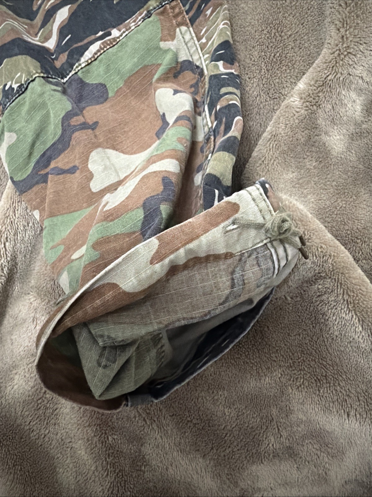 Polo Ralph Lauren Denim Supply USA Flag Camo Cargo Military Patchwork Pants 32