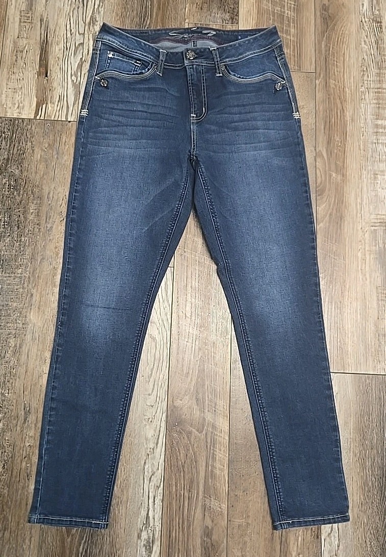 Seven7 Women’s 5 Pockets Soft Stretch High Rise Skinny Jean- Size 12