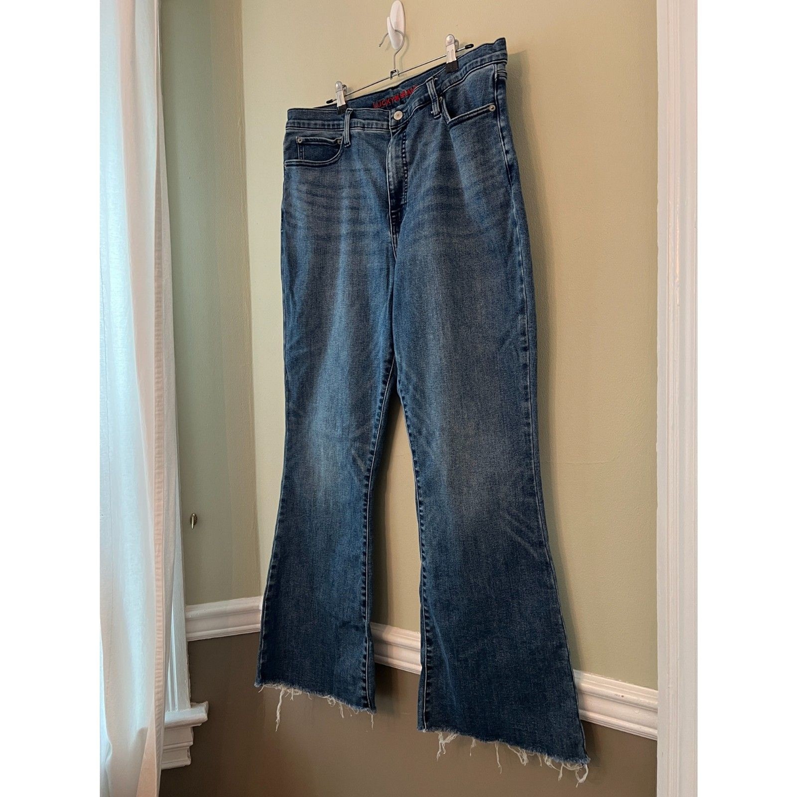 Lucky Brand Stevie High Rise Flare Size 33 (16)