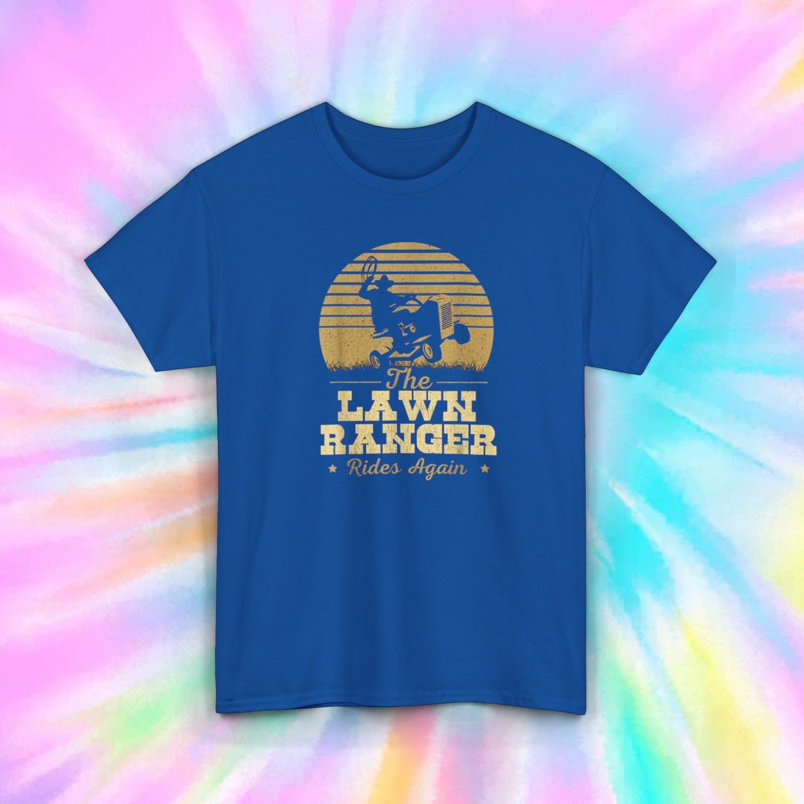 Lawn Ranger T-Shirt | Funny Lawn Mowing Graphic Tee | Yard Work Humor | S-5XL