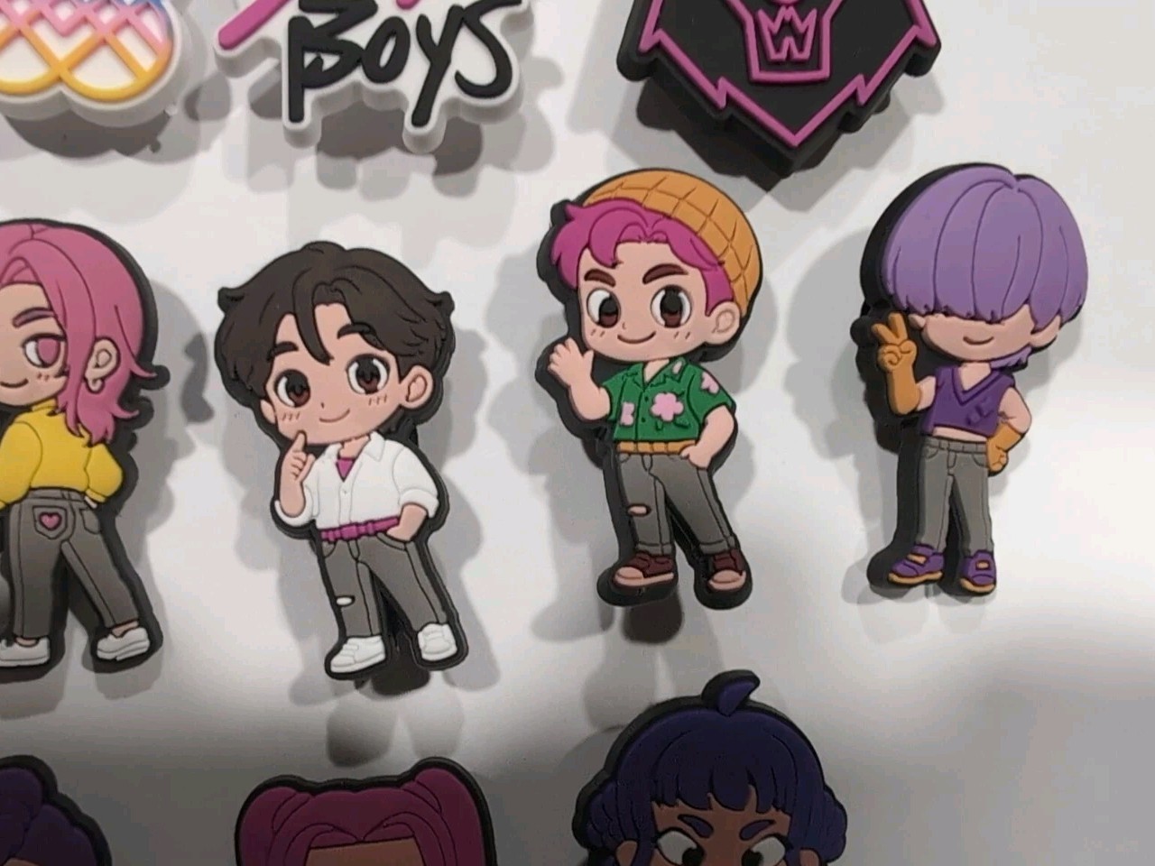 💥 KPop Demon Hunters Shoe Charms all 12 Pieces Included, Saja Boys, Huntrix 💥