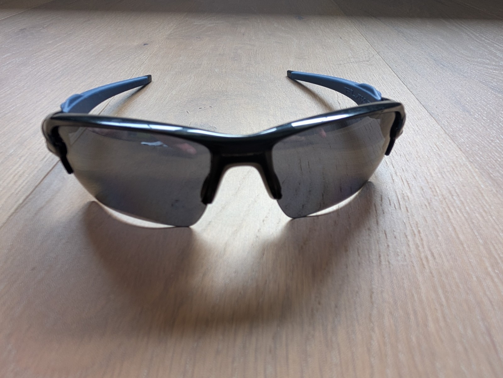 Oakley Flak 2.0 Black with Blue Temple. OO9188-44 59