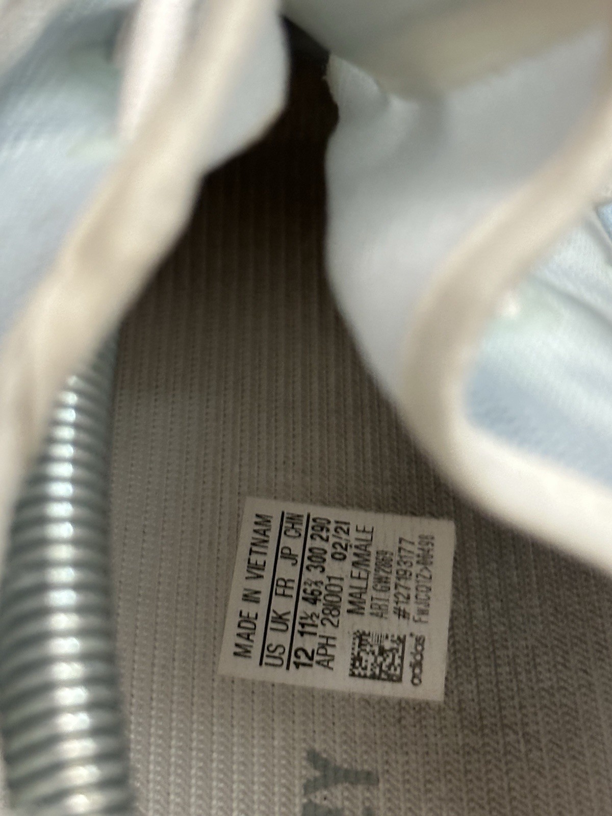 adidas Yeezy Boost 350 V2 Mono Ice Blue White Bone – Size 12