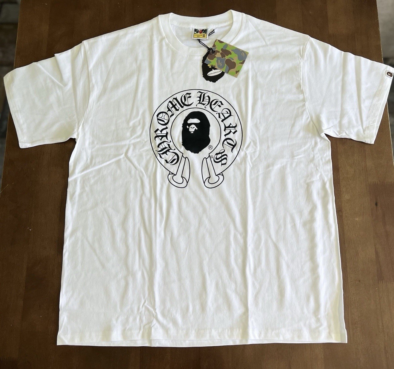 BAPE By A Bathing Ape T-Shirt Size 2XL White Brand New Never Worn Fast Shipping