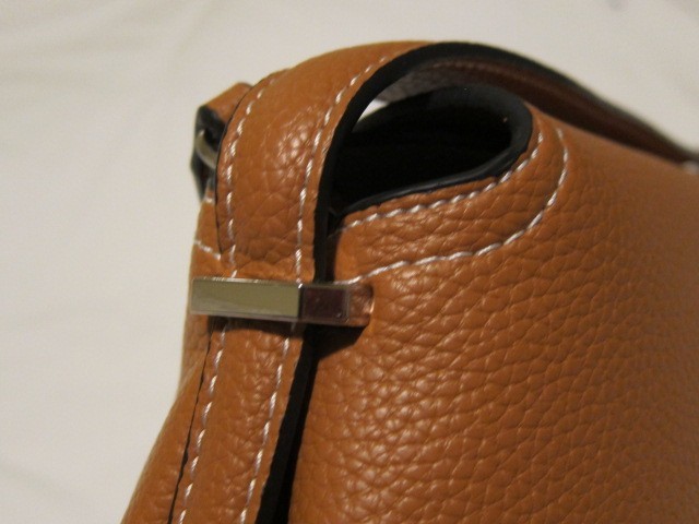 Toteme T Lock Women’s Leather Shoulder Bag – TAN -Style number 241-WAL956-LE002