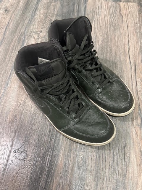 Nike Dynasty High Quickstrike – Dark Army – White Size 10.5 – 378828-331