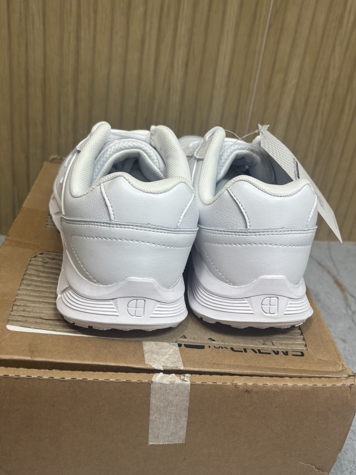 Shoes For Crews Galley II Slip Resistant Mens Size 9 Wide White (Style # 25980W)