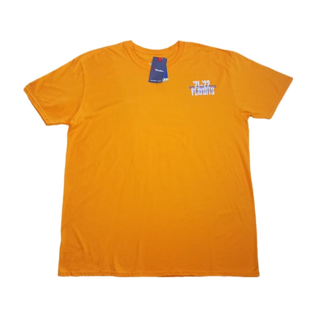 Fanatics Golden State Warriors Playoffs Mens XXL Yellow T Shirt Short Sleeve NBA