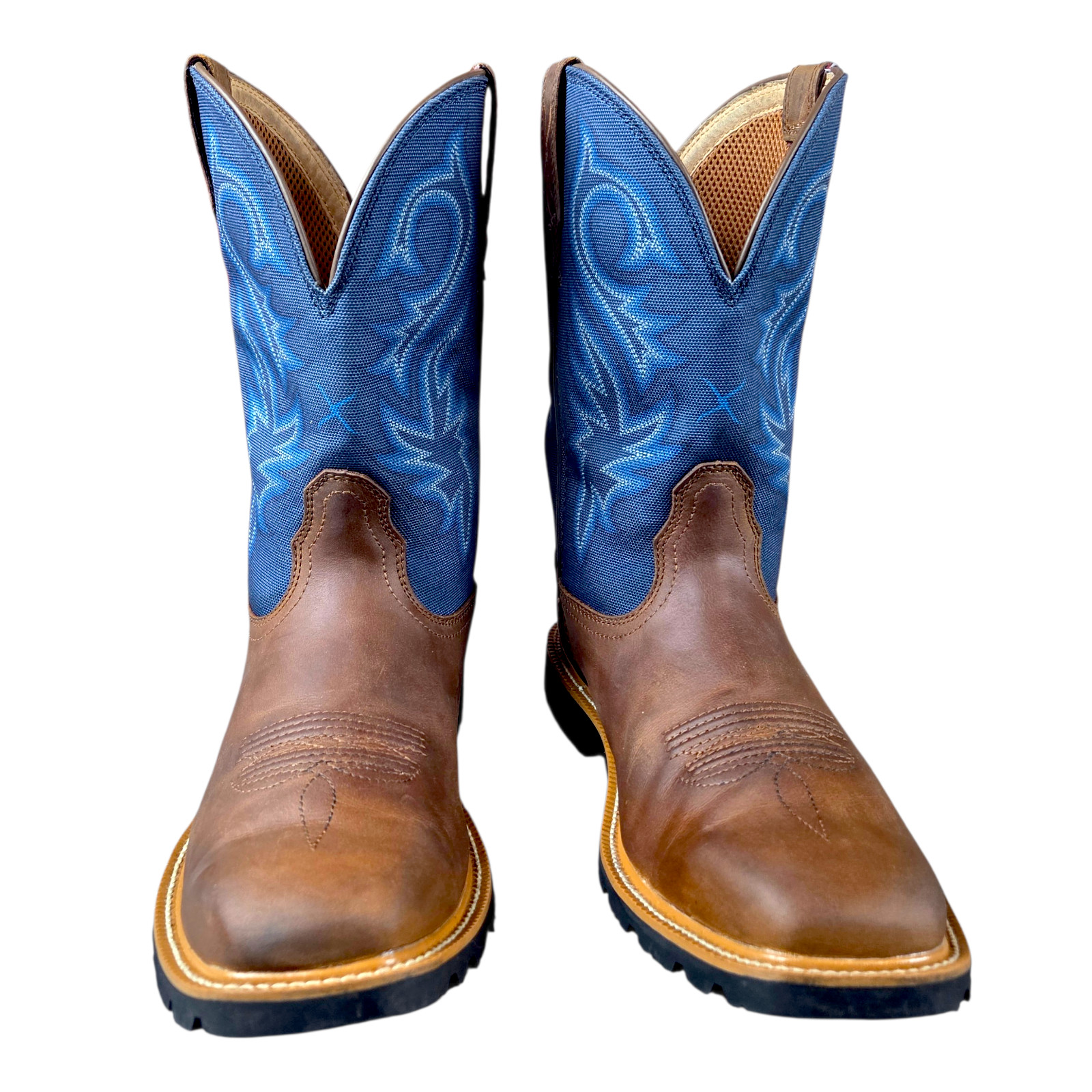 Twisted X 11″ Tech-X Performance Western Boots Soft Square Toe Men’s Sz 10.5 D
