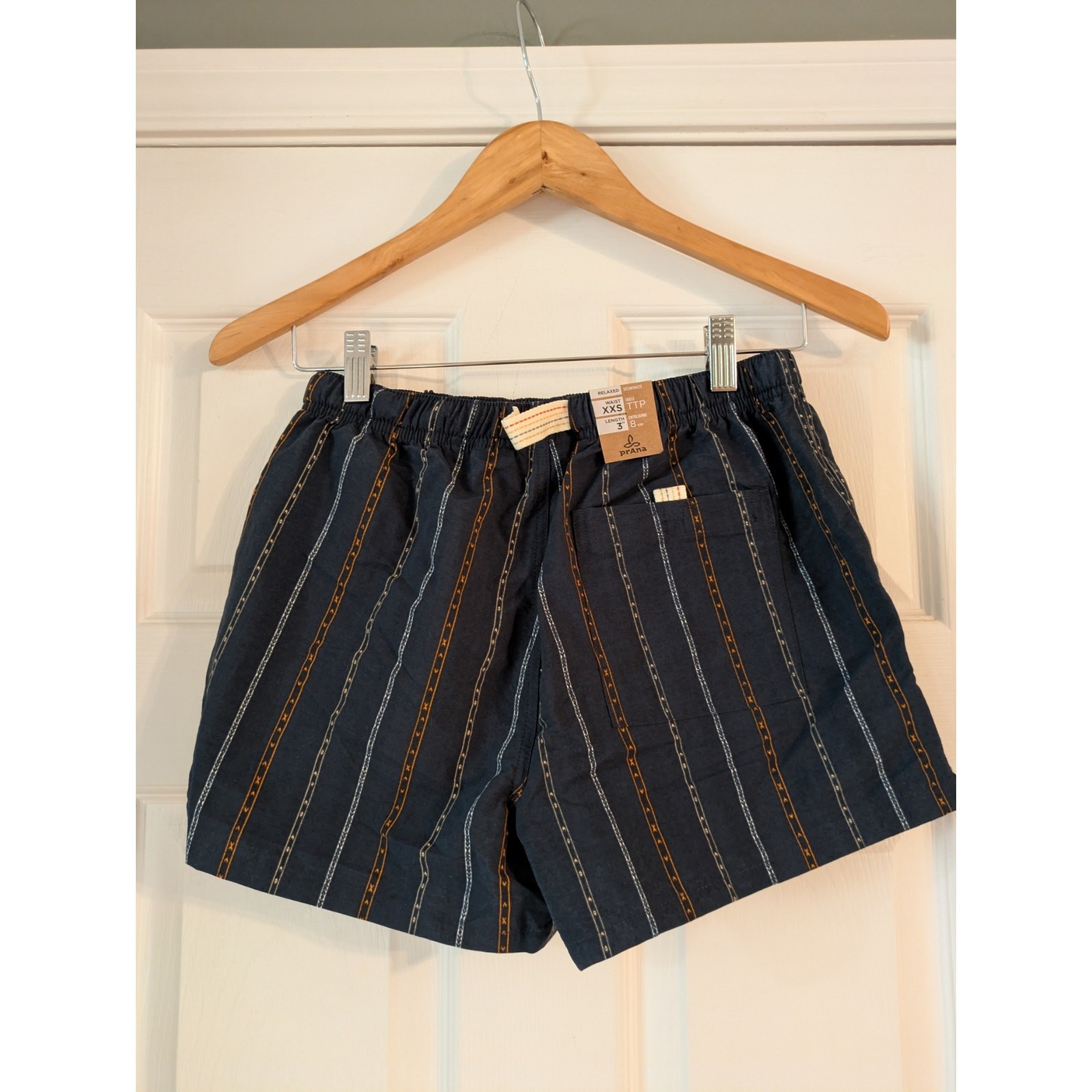 PrAna Indio Heritage Short Stormy Night XXS 3″