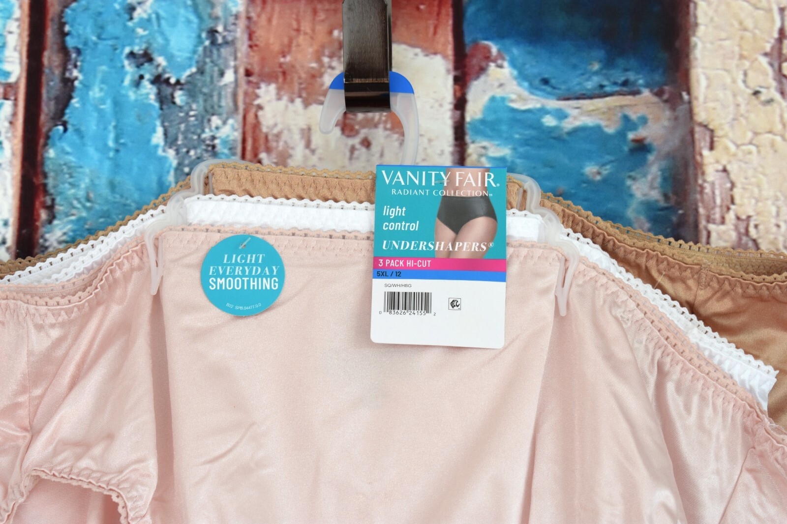 Women’s Vanity Fair Radiant Collection Undershapers Hi-Cut Brief Underwear 3 Pac