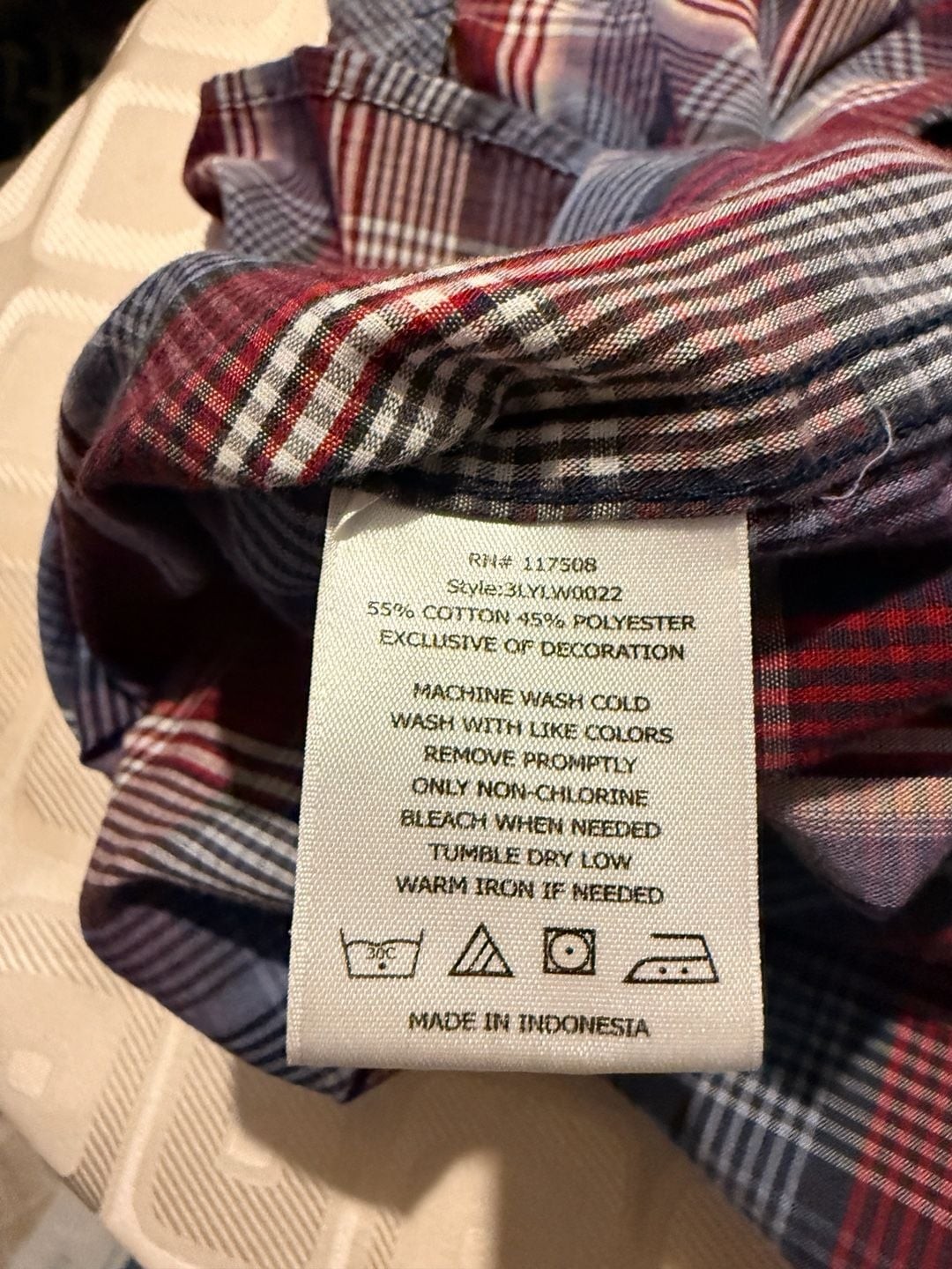 Levi’s Plaid Western Snap Front Shirt Size Large
