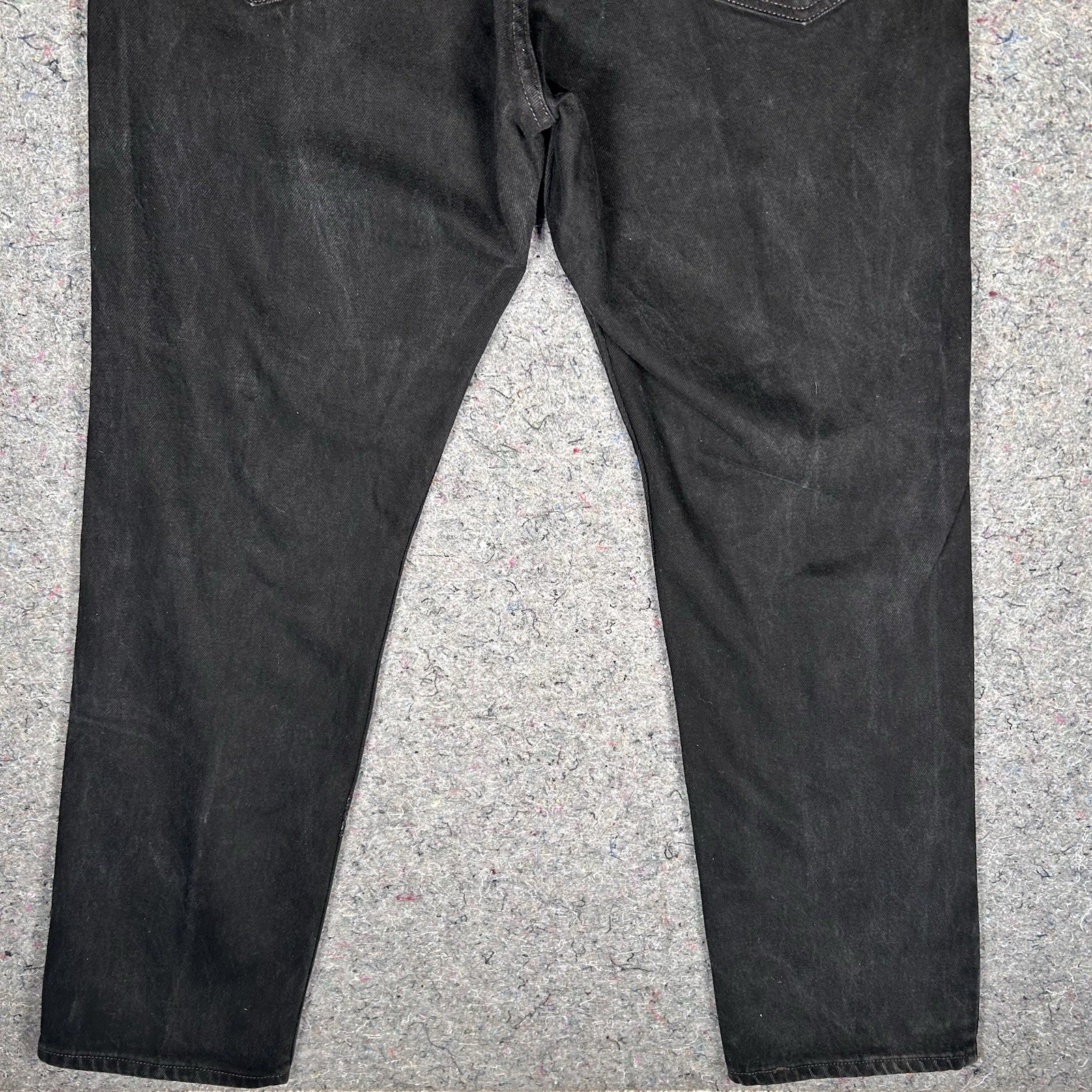 Vintage Y2K 2003 Levi’s 505 Regular Fit Straight Leg Black Denim Jeans 35X32