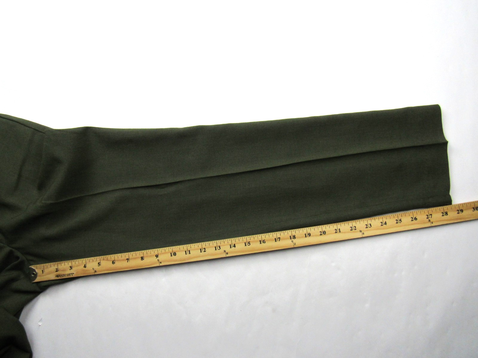 Vtg 60s Wright Koratron Hollywood Mod Trousers Pant 34.5 x 31.5 Cotton Blend VLV